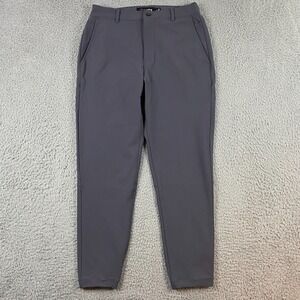 Cuts Clothing AO Joggers Mens Small‎ Slim Fit Cropped Short Inseam Stretch Brown